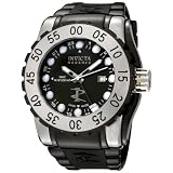 Invicta Mens 6652 Reserve Collection GMT Black Dial Black Rubber Watch Invicta Mens 6652 Reserve Collection GMT Black Dial Black Rubber Watch