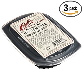Conte's Gluten Free Manicotti Microwave Meal, 20-Ounce Microwave Trays (Pack of 3)