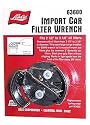 Lisle 63600 Import Car Filter Wrench