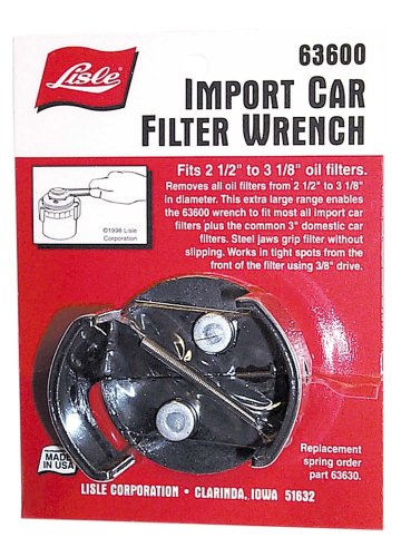 OIL FILTER WRENCH 2-1/2 TO 3-1/8IN. IMPORT CARS