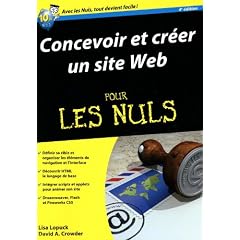 Concevoir et cr�er un site web pour les nuls