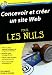 Concevoir et cr�er un site web pour les nuls
