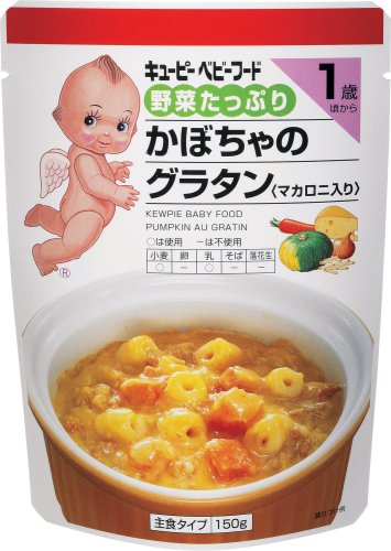 Cover image : キユーピー ベビーフード 野菜たっぷり 1歳頃から かぼちゃのグラタン(マカロニ入り) 150g×3個