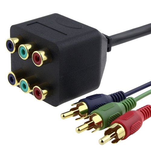 3-RCA RGB RG-59/u Component Video Splitter