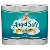 UPC 030400761713 product image for Angel Soft 76171 Bathroom Tissue White 9 Double Rolls (Pack of 5) | upcitemdb.com