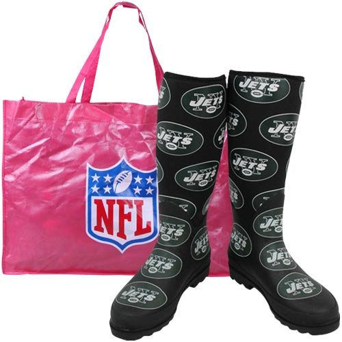 Cuce Shoes New York Jets Women's Enthusiast Rain Boot