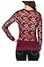 G2 Chic Women's Fashion Lace Long Sleeve Basic Scoop Neck Top Tee Shirt