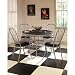 Retro Soda Shoppe Dinette Chair in Black [Set of 2]