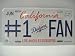 LOS ANGELES DODGERS #1 FAN CAR LICENSE PLATE