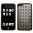 GTMax Durable Gel Skin Protector Case - Black Checker For Apple iPod Touch 8GB 32GB 64G 3rd 3G Generation NEWEST MODEL