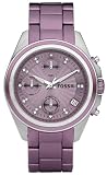 Fossil - Decker Boyfriend Aluminum Watch - Purple ES2916