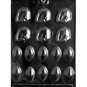 Buy BS FOOTBALLS & HELMETS; FOOT Sports Candy Mold Chocolate now!