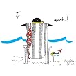 Aaah! - White Nightshirt in a Bag
