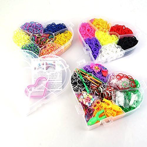 Wakava Heart Shaped Ultimate Rubberband Bracelet Maker