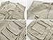Mrignt Men's Oversize Pockets Travels Sports Vest(Outdoor Coat)(US M (Asia XL),Light Khaki)