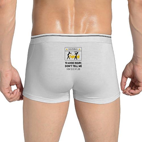 Warnng To Avoid Injury Don't Tell Me Men's Boxer Briefs