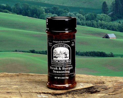 Historic Lynchburg Tennessee Whiskey Steak & Burger Seasoning by Gourmet Burgers