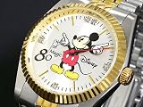 Disney社正規ライセンス品｜ディズニー ミッキー 腕時計 80周年 天然ダイヤ メンズ DISNEY-3