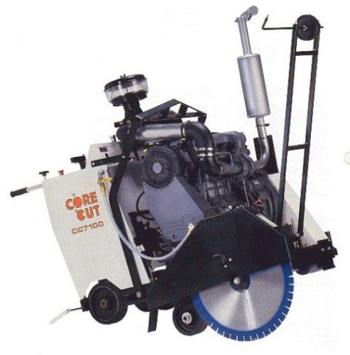 Core Cut CC7172-10-36 Large Walk Behind Saws 36 78 HP Deutz Turbo Diesel