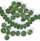 Peridot Genuine Gemstone Larger Faceted Rondelle Beads 4.5mm 5mm (Qty=24) 51RNDjivETL. SL160 Peridot Genuine Gemstone Larger Faceted Rondelle Beads 4.5mm 5mm (Qty=24)
