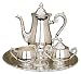 Reed & Barton Silver-plated Gadroon Silver-plated 4 Piece Coffee Set