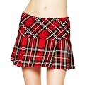 Hellbunny Karorock SCOTTISH MINI SKIRT red tartan