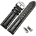 For Samsung Galaxy Gear S2 , Lucoo® Genuine Leather Watch Band Strap + Adapters For Samsung Galaxy Gear S2 R720 (Black)