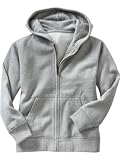 51RNKv9kjPL. SL160  Gap Boys Lt Heather Grey B10 Fleece Zip Up Hoodie