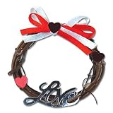 Dollhouse Miniature Love Wreath