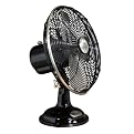 Hunter Fan Century 12" Table Fan - Satin Black