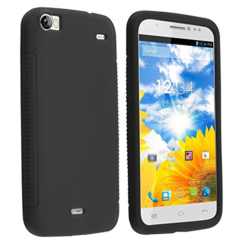 Silicon Skin Case Compatible With BLU Life View L110a, Black