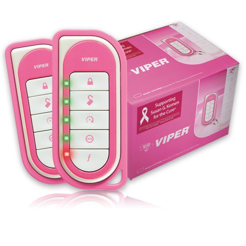 Viper 5701 Pink 2 Way alarm & Remote Starter system viper car auto