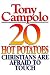 20 Hot Potatoes Christians Are Afraid To Touch by Tony Campolo ISBN 0849935059