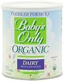 Babys Only Organic Toddler Formula, Dairy Iron Fortified, 12.7-Ounce Canisters (Pack of 3)