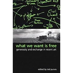 What We Want Is Free: Generosity And Exchange In Recent Art (S U N Y Series in Postmodern Culture)