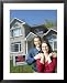 Couple Purchasing Home Framed Art Poster Print, 25x31