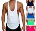 MENS BODYBUILDING GYM STRING POSING TANK TOP NEW GARY MAJDELL SPORT