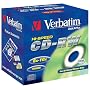 Verbatim CD-RW Hi Speed Scratch Resistant 10er-Pack 8x-12x 700MB CD-RW Rohlinge im Jewel Case