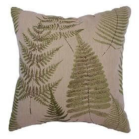 Fern Hill Linen 17"x17" Tapestry Decorative Pillow "Made in the USA".