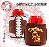 New USC Trojans NCAA Officially Licensed Team Logo Football Can Koozie for  ....