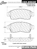 Centric Parts 102.05620 C-Tek Standard Metallic Brake Pad