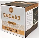 Sleep Tite by Malouf ENCASE Mattress Protector - Six-Sided Zipper Encasement - Helps Eliminate Bed Bugs - 100% Waterproof-Eliminates Dust Mites -15 Year Warranty