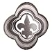 Iron Stop 1150-12-8 Classic Fluer Lis Spinner Wind Chime