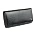 Designer Anthoni Crown Portemonnaie en cuir femme noire Varan - Design