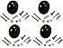 4 Stens 210-235 John Deere 737 and 757 Z-Trak Plastic Riding Lawn Mower Deck Wheels AM116299 AM133602 M111489