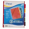 Mead Tab Dividers With Pocket (20038)