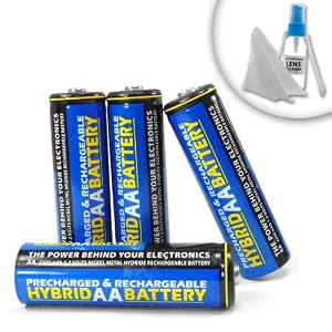 AccessoryPOWER TRUCell Equivalent SANYO ENELOOP Low Self Discharge LSD Battery 4-Pack For Select GARMIN eTrex / Camo / Legend / Summit / Venture / Vista / GPS / GPSMAP and More Manufactured by Accessory Power **Includes Lens Cleaning Kit
