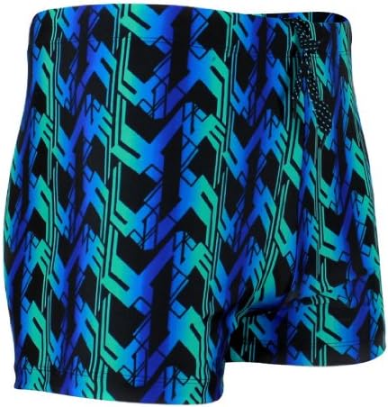 Wantdo Swimwear Trunks Shorts Tie Elastic Boxers(Blue,X-Large)