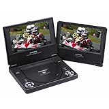 Audiovox D1788ES 7-Inch Portable DVD Player Package with Extra 7-Inch Screen