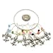 Wine Charms ~ Fleur De Lis Wine Glass Charms Set of 6
